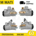 Set of 4 Front Brake Wheel Cylinders for Honda TRX450 Foreman 1998–2004