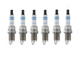 Set of 6 Bosch Double Iridium Spark Plugs for Acura Honda Mazda