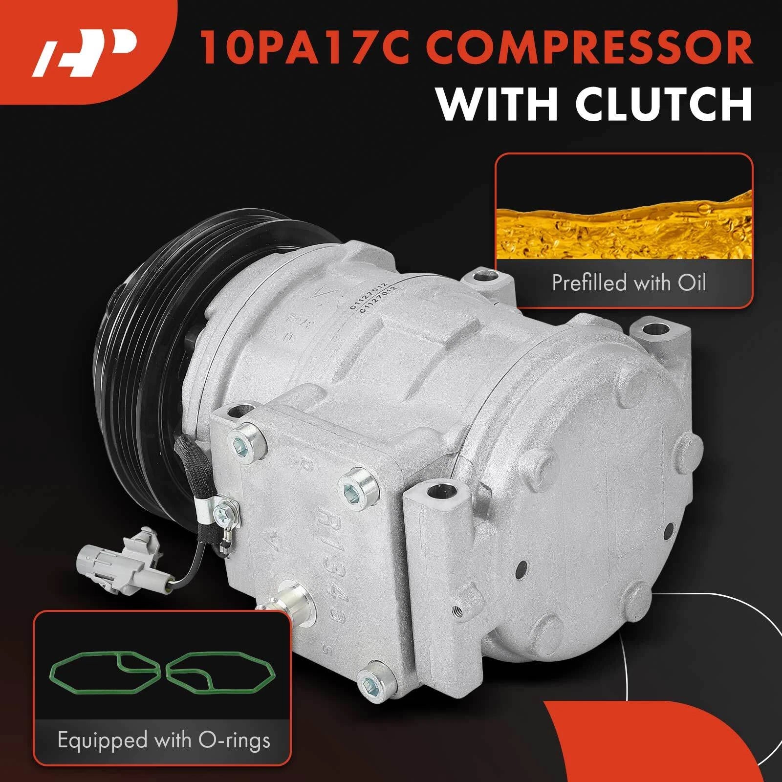 A/C Compressor with Clutch for Toyota 4Runner (1996â2000)