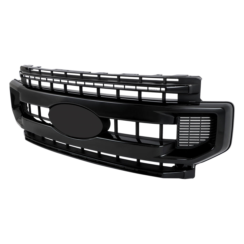 Front Bumper Grille for Ford F250 XL/XLT (2020–2022) LC3Z-8200-BA Gloss Black