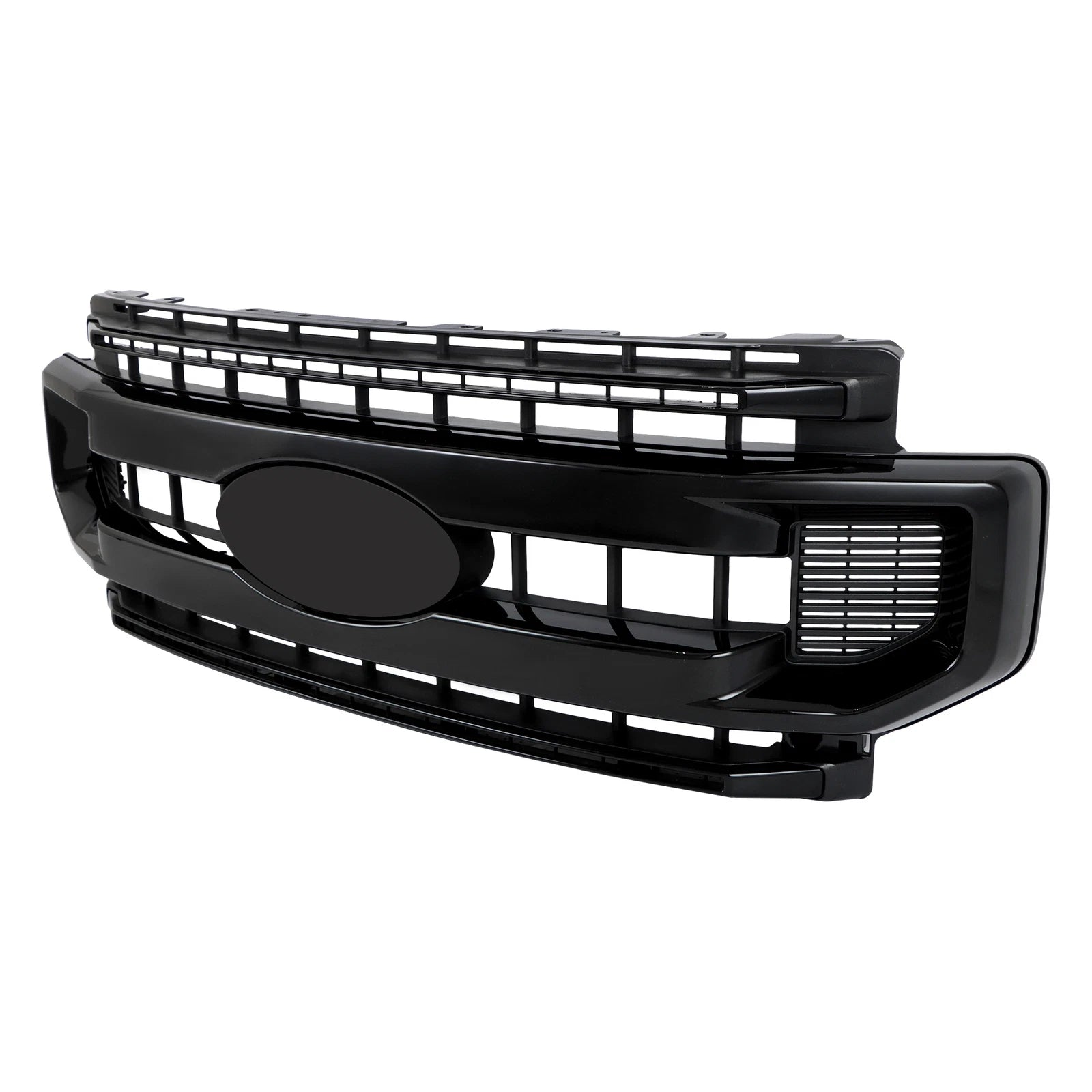 Front Bumper Grille for Ford F250 XL/XLT (2020–2022) LC3Z-8200-BA Gloss Black