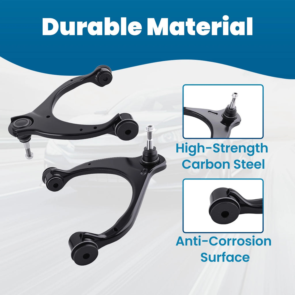 Front Upper Control Arms Tie Rods Kit for Chevy Silverado 1500 Tahoe (2014–2018)