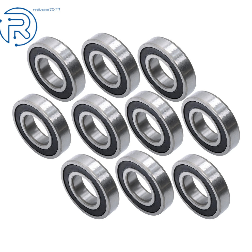 Set of 10 Deep Groove Ball Bearings 40mm Inner Dia 80mm OD