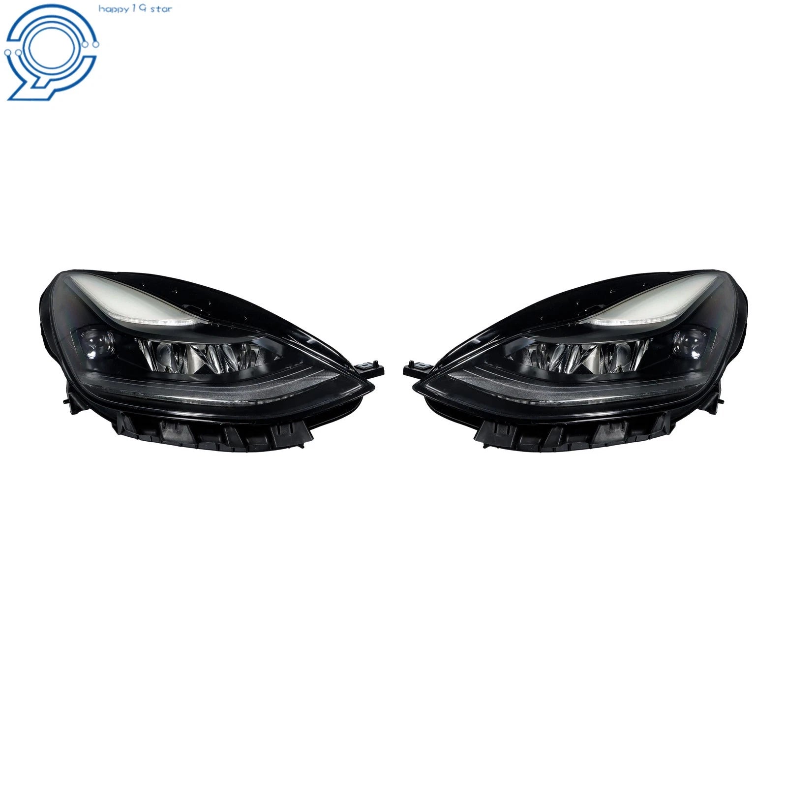 Set of 2 LED Headlights for Tesla Model 3 Y (2021–2023)