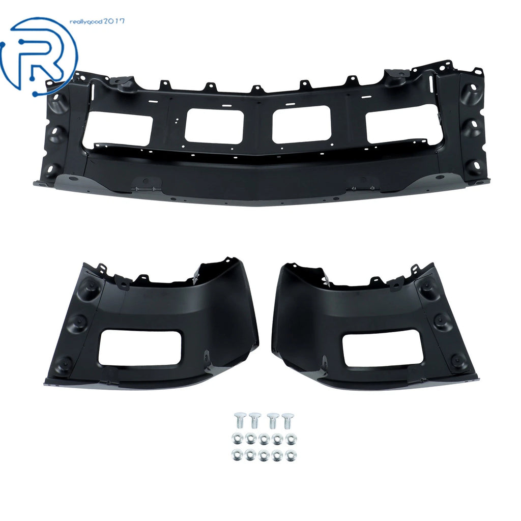 Black Split Front Bumper for Chevy Silverado 1500 (2014-2015)