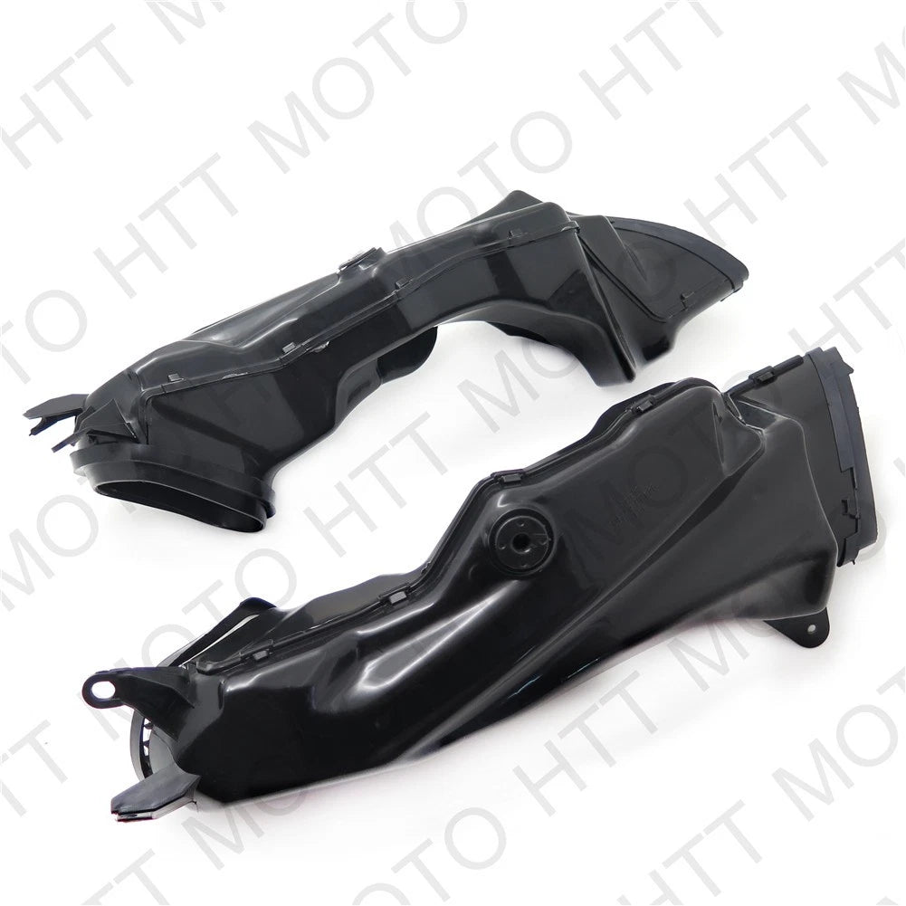 Set of 2 Black Ram Air Intake Tube Ducts for Suzuki GSXR 1000 (2009–2012)