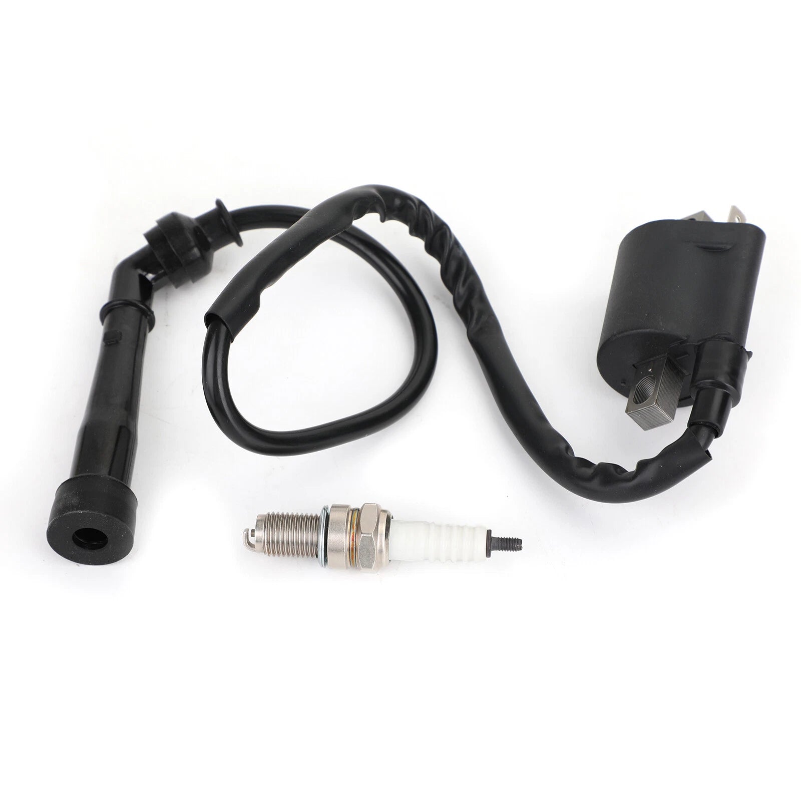 Ignition Coil Spark Plug for Yamaha Raptor 660R YFM660R Grizzly 660 (2001–2006)