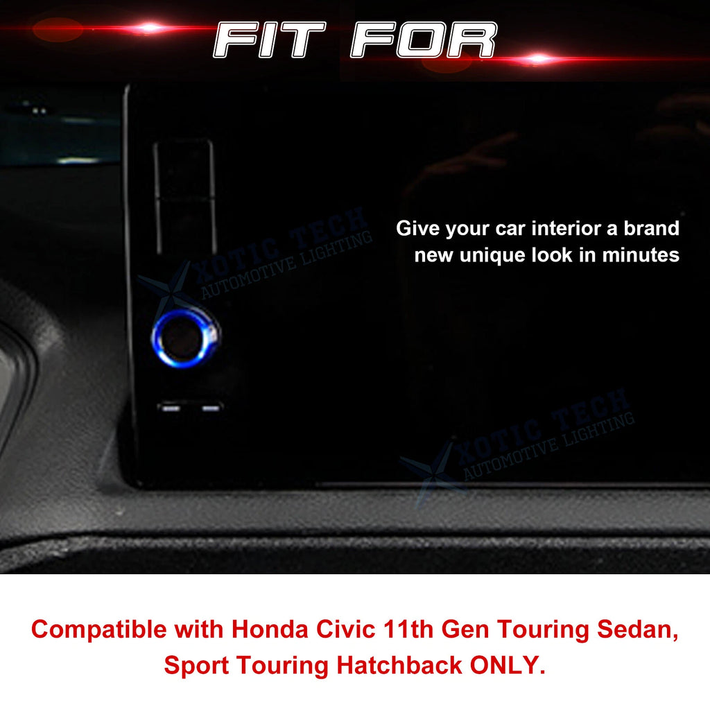 Navigation Switch Knob Ring Trim for Honda Civic (2016-2021)
