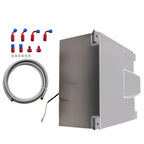 10 Gallon Aluminum Racing Fuel Tank for Hot Rod (16.5x16.5)