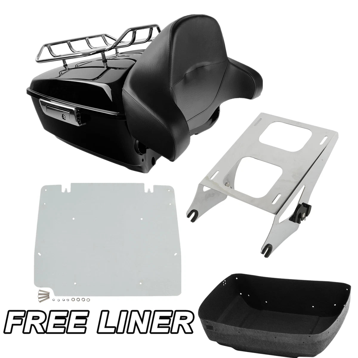 Trunk Mount Rack Base Plate for Harley Touring Street Glide (2014–2026)