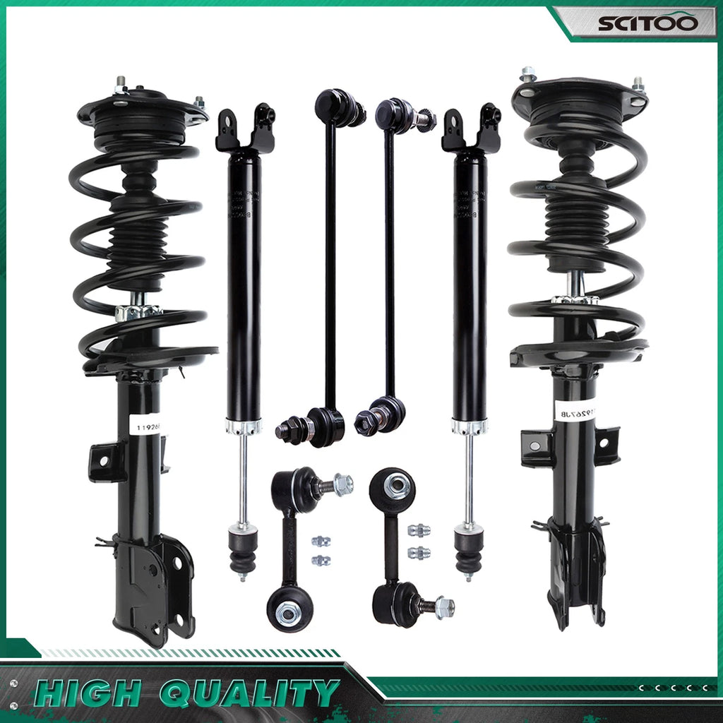 Set of 4 Struts & Coil Spring Assembly for Nissan Maxima (2009–2014)
