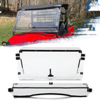 Clear Scratch Resistant Flip Windshield for Kawasaki Mule Pro MX (2019–2023)