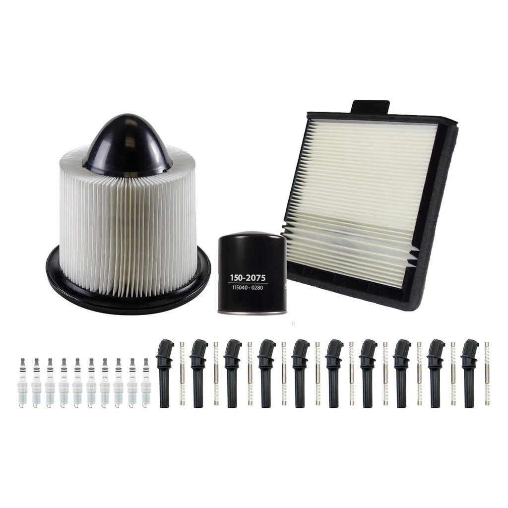 Denso Tune Up Kit with NGK 10 Spark Plugs & Boots for F-250 SD F-350 SD (1999–2007)