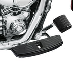 Black Driver Footboard Brake Pedal Shifter Pegs for Harley Road Glide (1986–2024)