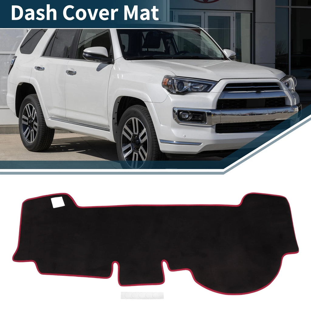 Dashboard Cover Mat for Honda N-WGN JH3/JH4 (2013–2020) Black Red Set of 1