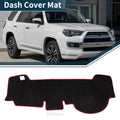 Dashboard Cover Mat for Honda N-WGN JH3/JH4 (2013–2020) Black Red Set of 1