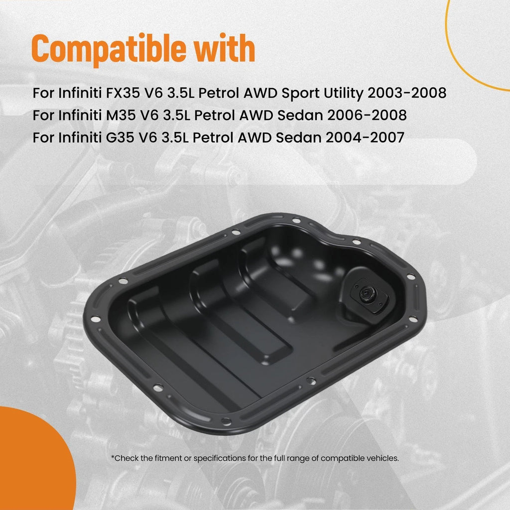 Engine Oil Pan for Infiniti FX35 G35 M35 (2003–2008)