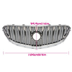 Front Upper Grille for Buick Enclave (2013-2017) Black Chrome