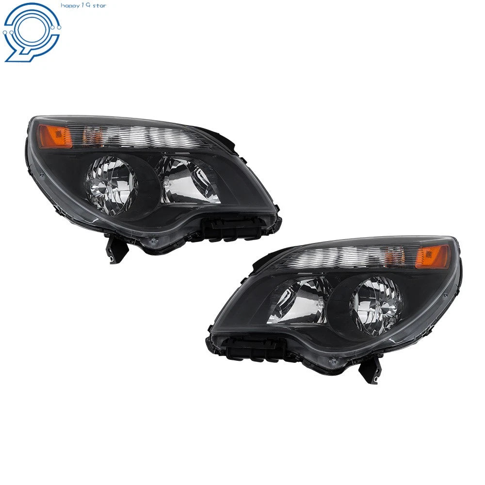 Set of 2 Halogen Headlights for Chevy Equinox LT/LS (2010-2015)