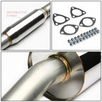 4" Rolled Tip Catback Exhaust Muffler for Honda Prelude H22A4 BB6 (1992–2001)