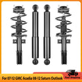 4pcs Suspension Struts & Shocks for 2008–2012 Buick Enclave 3.6L (Saturn Outlook)