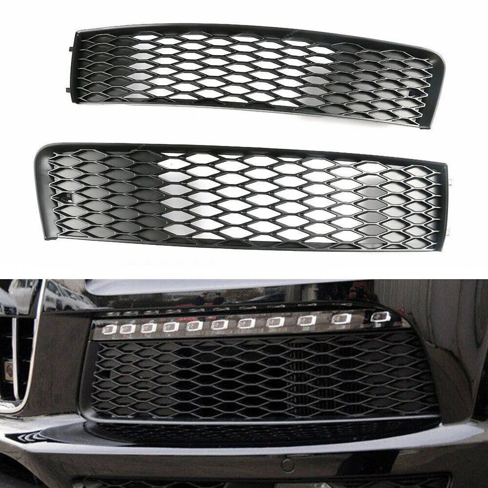 Pair Front Bumper Grille Outer Covers for Audi Q7 (2011–2015)
