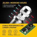 2X LED Turn Signal Brake Tail Light Bulbs for AUXITO 1157 2057 (ERROR FREE)