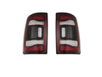 Set of 2 LED Tail Lights for Ram 2500 3500 (2019–2020) Black Bezel w/ Blind Spot
