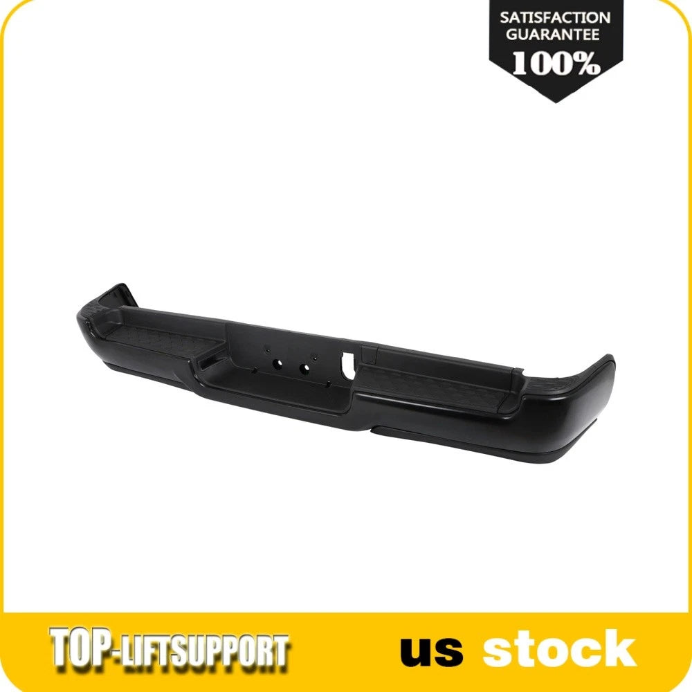 Black Steel Rear Step Bumper for RAM 1500 (2019–2024)
