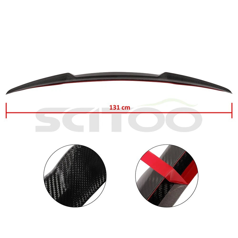 Rear Trunk Lid Spoiler for Audi A5 Coupe (2008–2016) Carbon Fiber