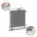 Aluminum Core 3-Row Cooling Radiator for 1932 Ford B Low Boy Street Rod