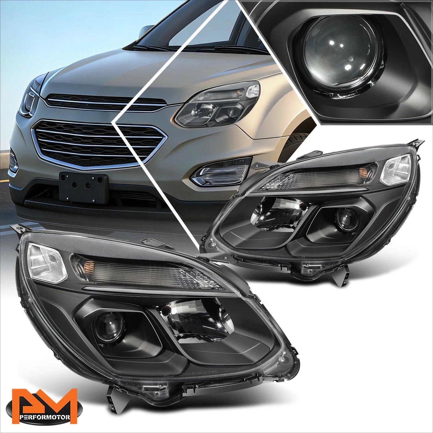 Glossy Vertical Fence Front Bumper Hood Grill Frame for Dodge Ram 1500 (2009–2012)
