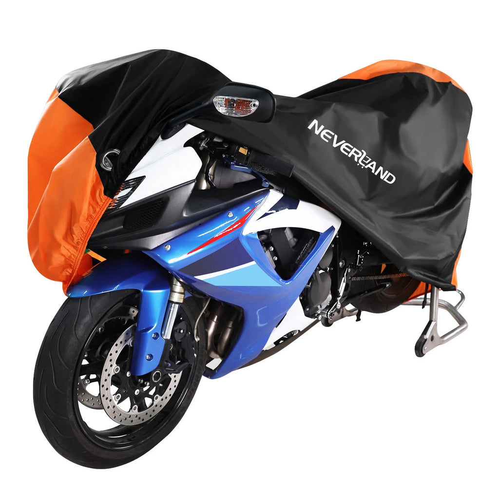Waterproof Motorcycle Cover for NEVERLAND XXXXL (Outdoor Rain UV Protector)