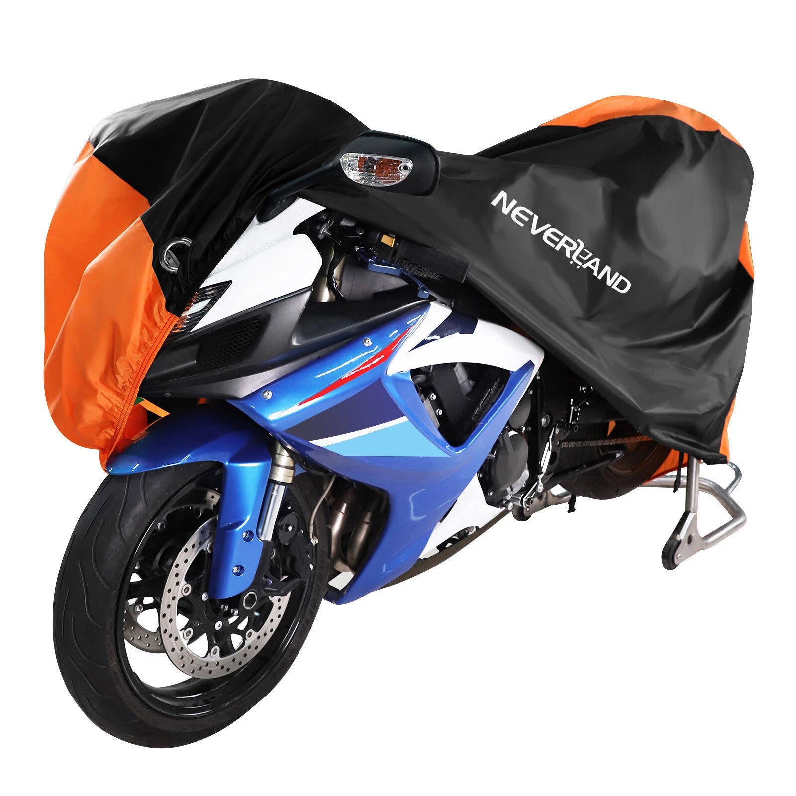 Waterproof Motorcycle Cover for NEVERLAND XXXXL (Outdoor Rain UV Protector)