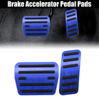 2 Pcs Non-Slip Metal Foot Pedal Cover for Volkswagen Golf VII (2013–2020)