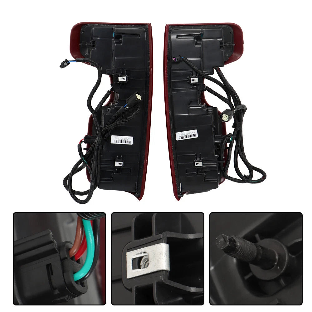2X LED Tail Lights for Chevy Silverado 1500 (2019–2023)
