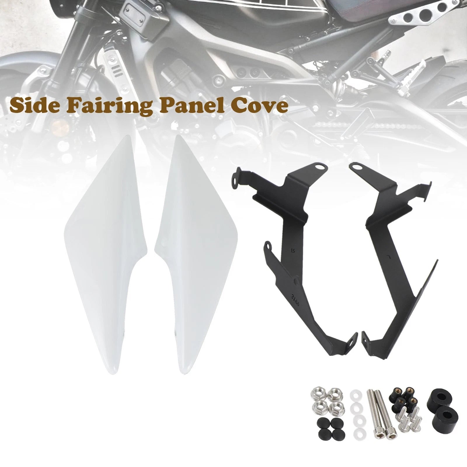 Tail Side Driver Seat Frame Cover for Yamaha XSR 900 (2016–2021) White