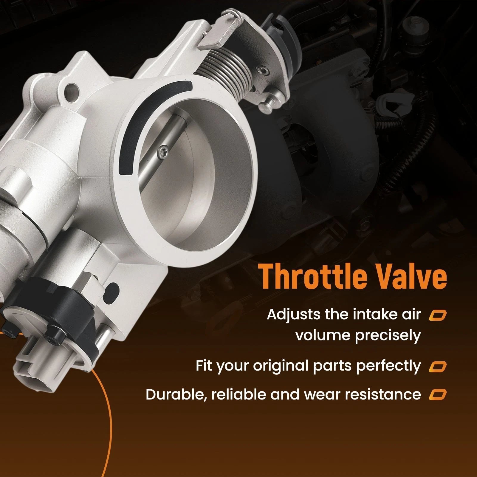 Throttle Body for Jeep Commander, Mitsubishi Raider, Dodge Ram 1500 (2006–2007)
