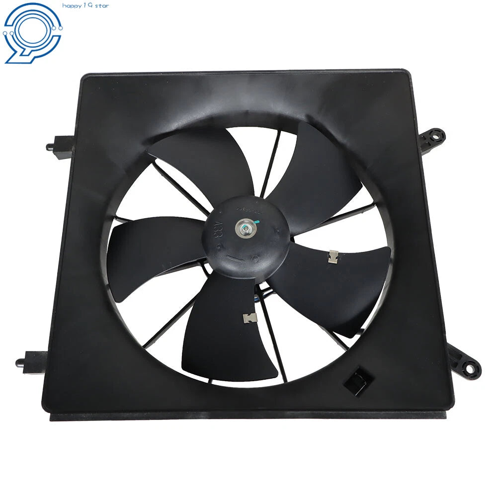 Set of 2 Radiator AC Condenser Cooling Fans for Honda CR-V (2002–2006)