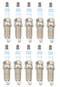 Set of 10 Spark Plugs for Chrysler Aspen, Dodge Dakota, Jeep Commander (2007–2010)