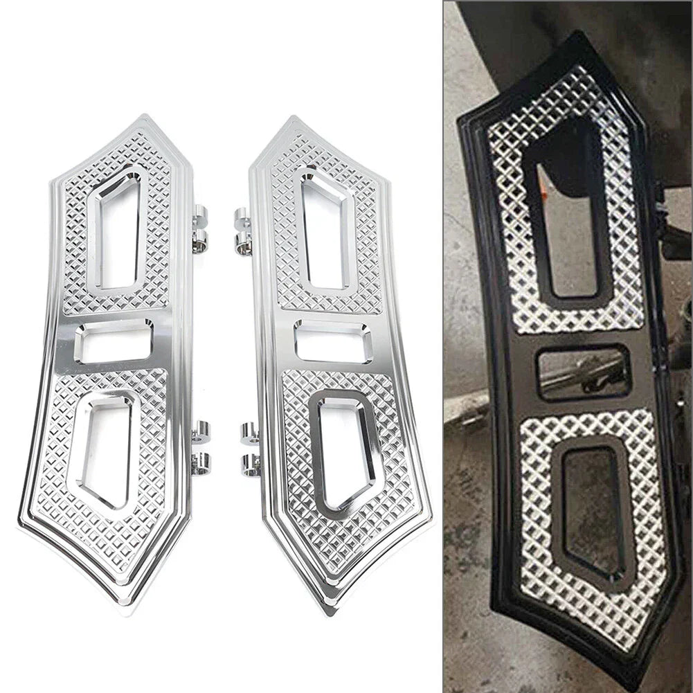 Chrome Front Driver Footboard for Harley Softail Touring