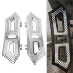 Chrome Front Driver Footboard for Harley Softail Touring