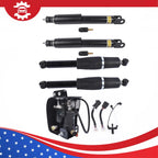 Air Shocks Struts + Compressor Pump for Escalade, Suburban, GMC Yukon (2002–2020)