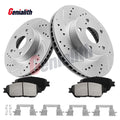 10.8in Front Disc Brake Rotor & Ceramic Pad for Toyota Tacoma (2005–2015)