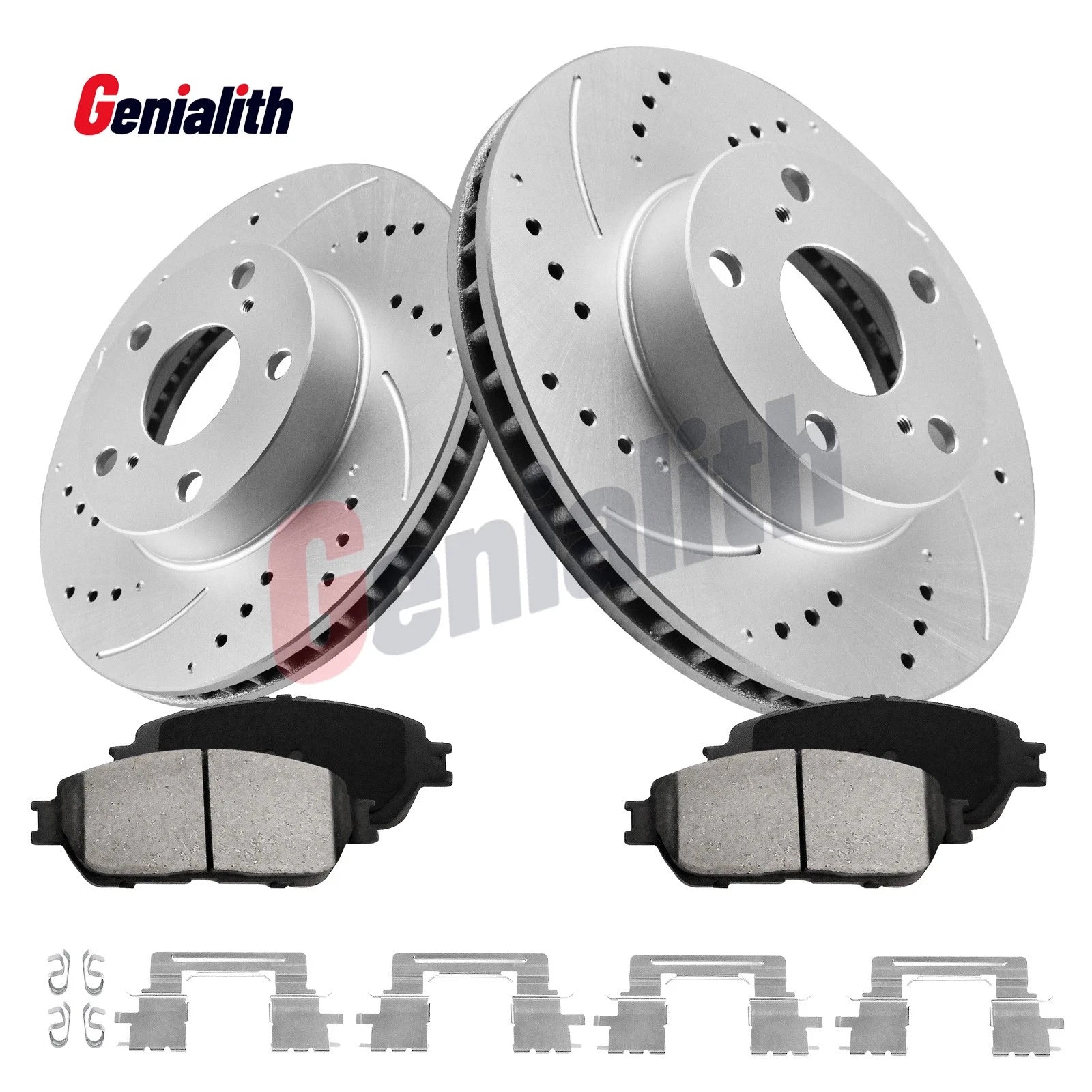 10.8in Front Disc Brake Rotor & Ceramic Pad for Toyota Tacoma (2005–2015)