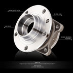 Set of 2 Front Wheel Bearing & Hub Assembly for Chrysler 200 Jeep Cherokee (2015–2021)