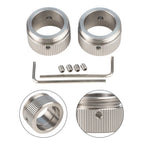 Set of 2 M30 x 1.5 Stainless Steel Radiator Valve Adapters for RA RAV