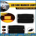 2X Smoke Bumper Signal Fender Side Marker Lights for Jeep Wrangler TJ (1997–2006)