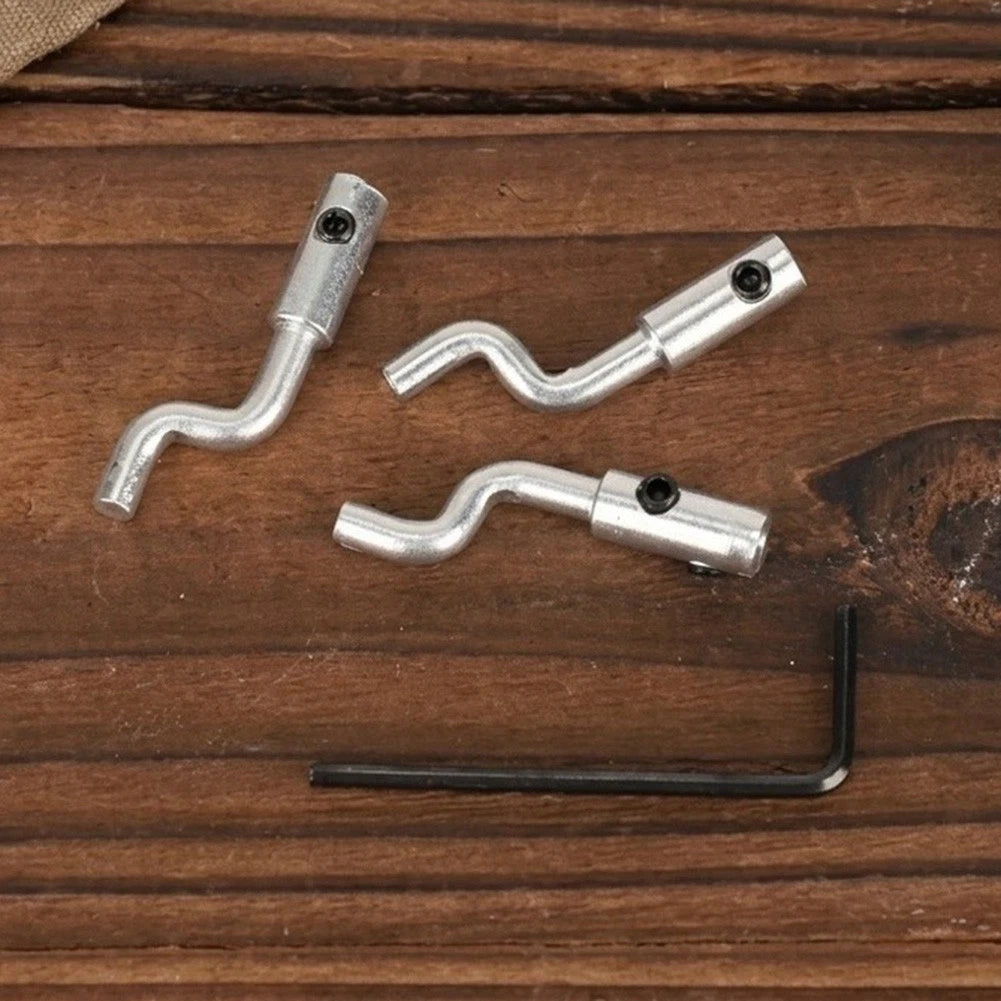 Set of 3 Zinc Plated Z Bend Throttle Cable Ends for Mini Bike Go Kart