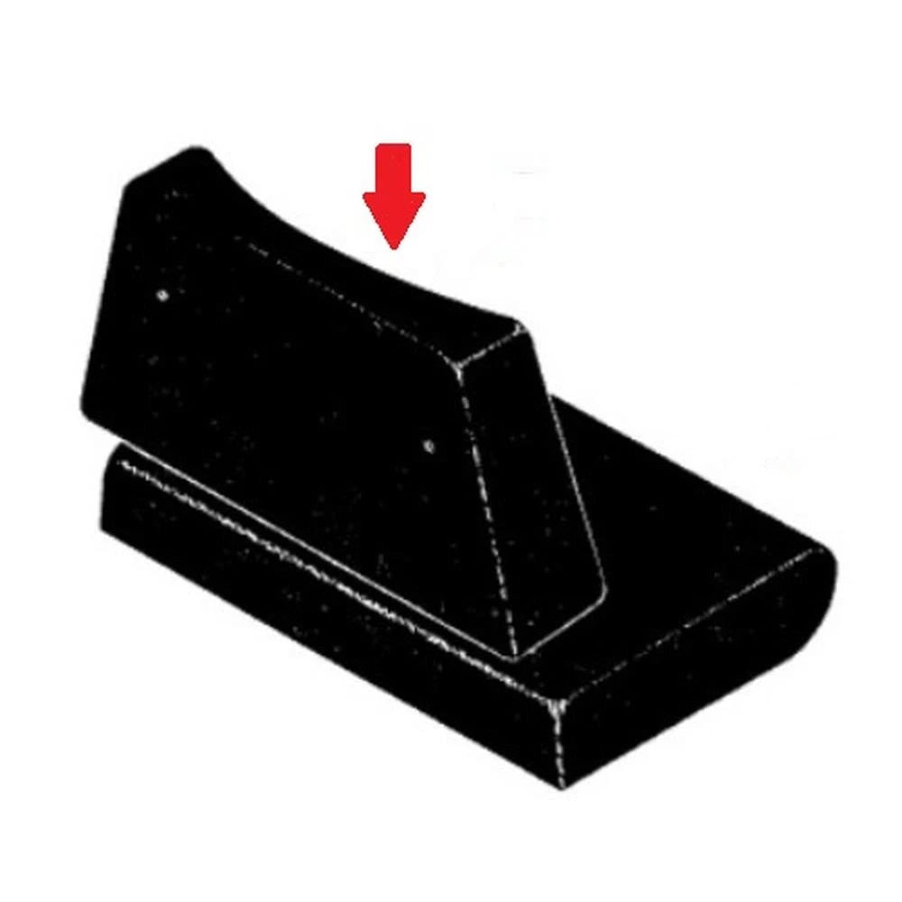 Black Vinyl Seat Back Cushion for Case-IH Industrial Models 850 (D44169-1)
